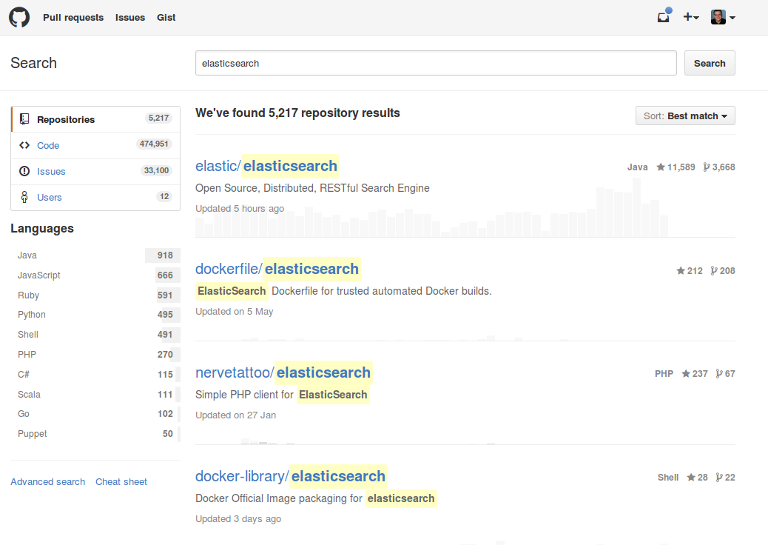 Github Screenshot